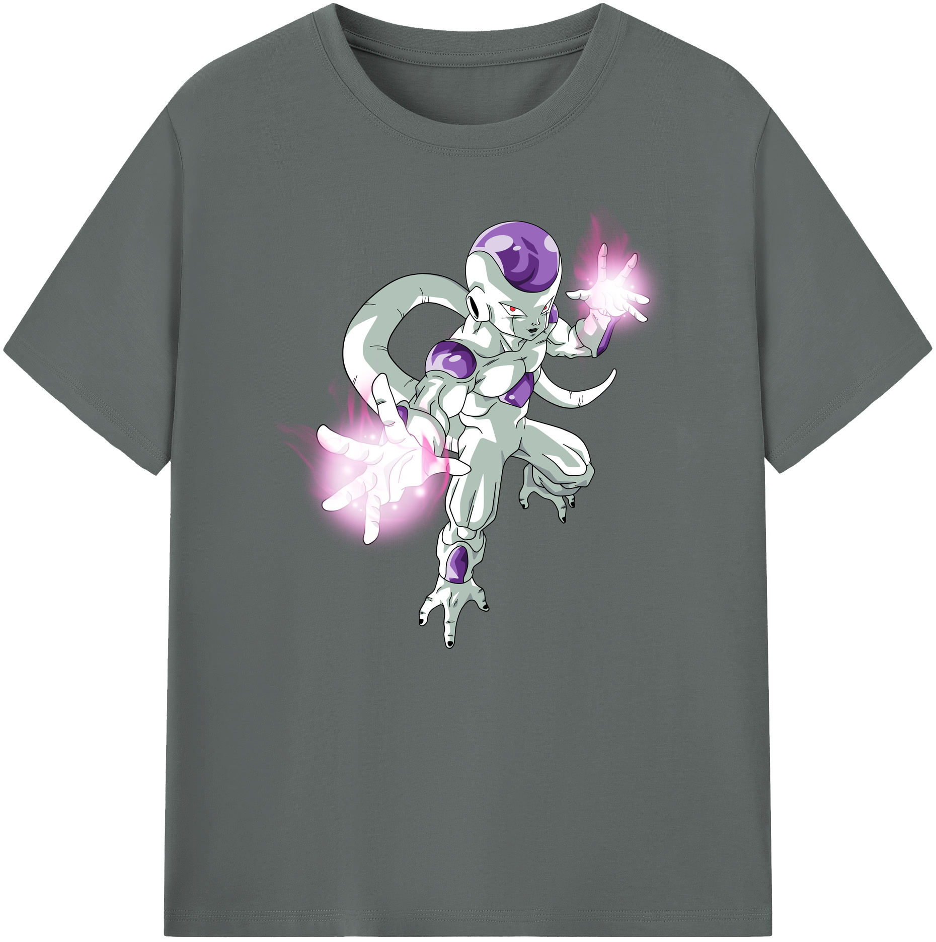 （画像用） ドラゴンボール フリーザ DRAGON BALL Frieza 綿100％ メンズ半袖Tシャツ｜肌触りやわらか＆通気性